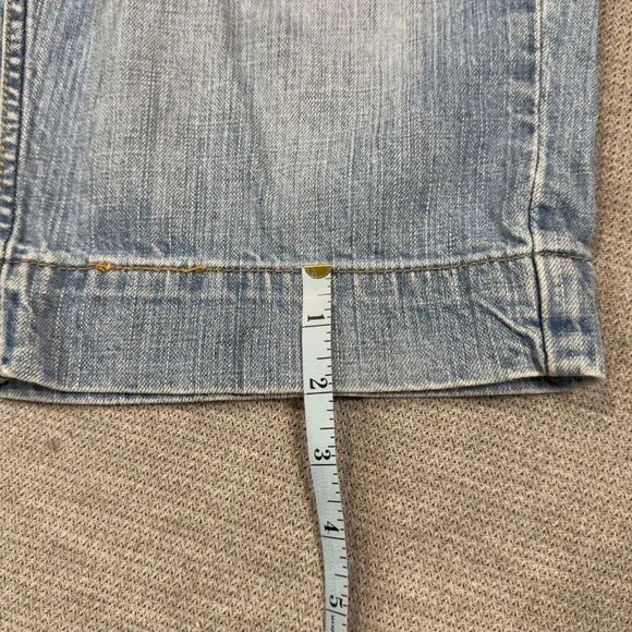 Levi Strauss Signature Denim Bermuda Shorts Womens 10 Low Rise Blue Stretch - Picture 14 of 14